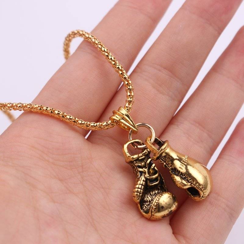 Men's Boxing Gloves Shaped Pendant Necklace - Style Review