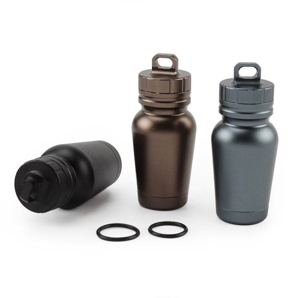Tiny Aluminum Alloy Waterproof Canister