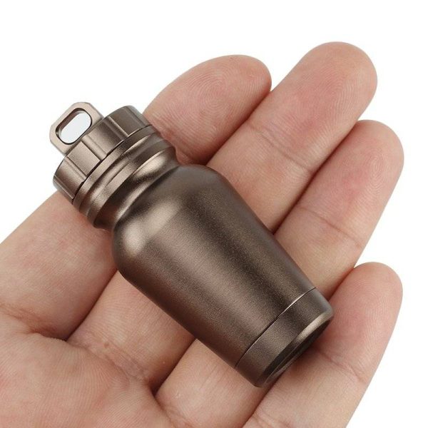 Tiny Aluminum Alloy Waterproof Canister