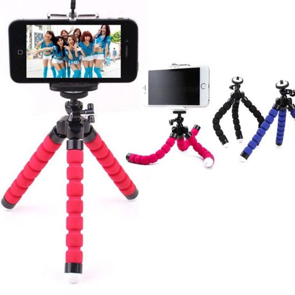 Flexible Mobile Phone Camcorder Camera Holder Tripod.
