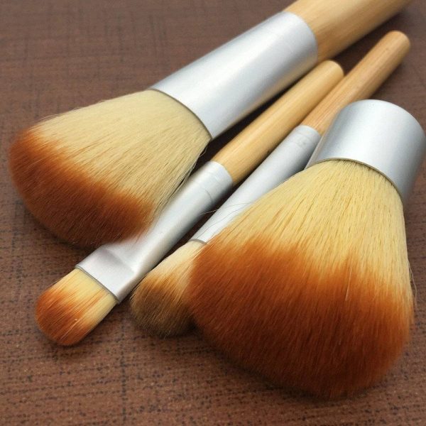 Bamboo Travel Makeup Brush Set