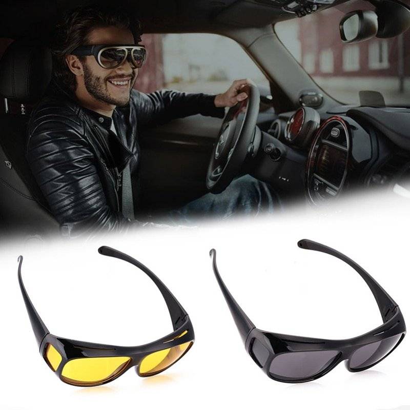 Night Driving Glasses Anti Glare Polarized Night Vision Yellow Tint Glare Reducing Fit Over Driving Sunglasses For Men - Product Details