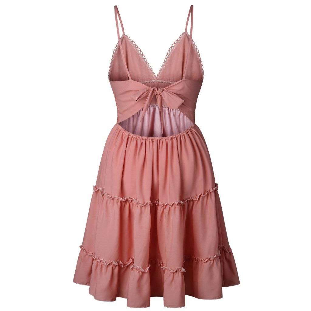 Beach Dress | Women's Lace Backless Summer Dress - Style Review