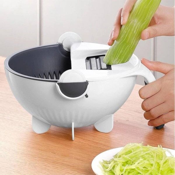 Genius Vegetable Slicer Cutter With Drain Basket