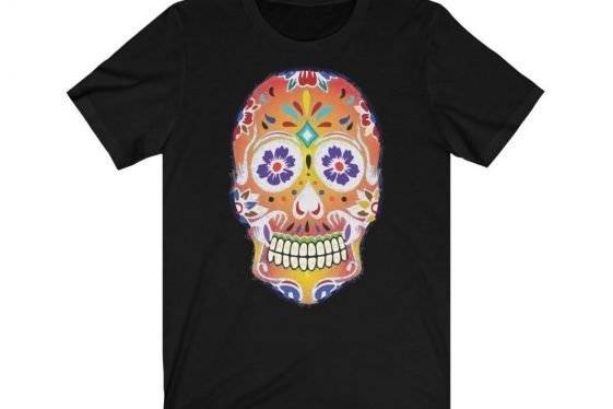 Fizzy Orange Sugar Skull Tee