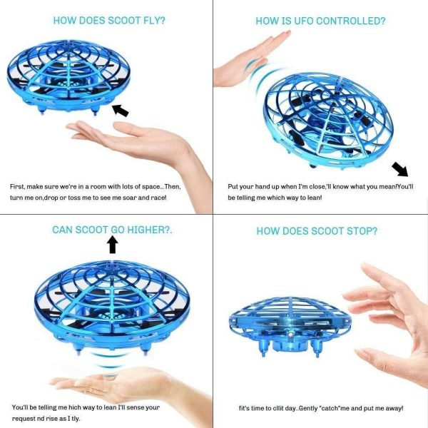 FLIP n FLY Hand Control UFO Anti Collision Drone