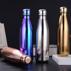 Pretty Stainless Steel Bottle Flask | Double Wall Vacuum Insulated Thermos Flask