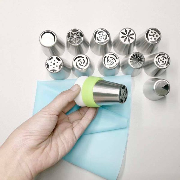 Cake Decorating Flower Icing Nozzles Set |Piping Stainless Steel