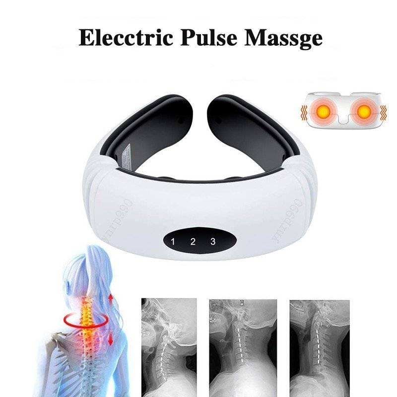 Back and Neck Massager With Electric Pulse 6 Mode Massage Infrared