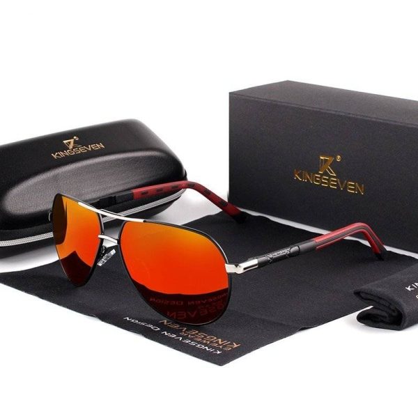 Stylish Aviator Style Sunglasses Performance Aluminum Frames Polarized UV Protection