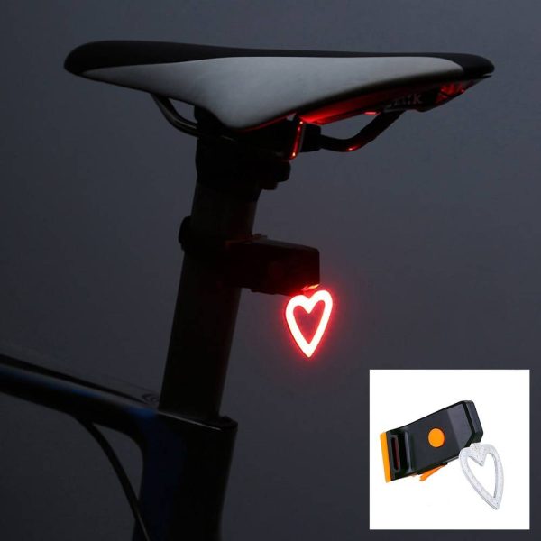 Unique LED Bicycle Rear Light | Multi Lighting Modes | USB Charge