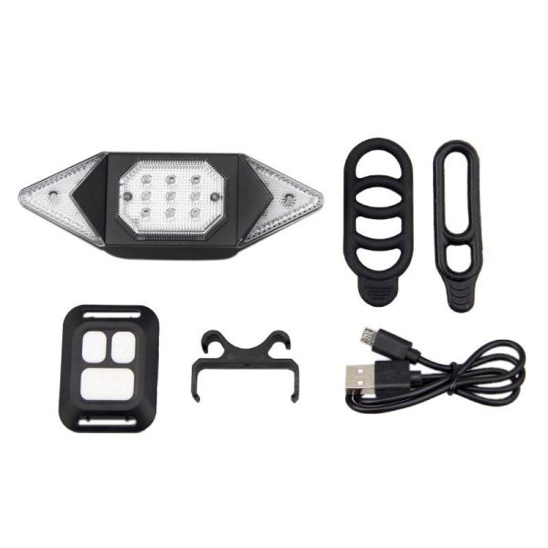 Bike Tail Light Indicator System | Remote Control Cycling Tail Light Rechargeable