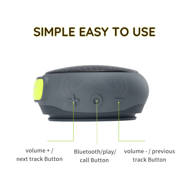 Wristi Mini Bluetooth Portable Wearable Speaker Great 3d Sound Built-In Mic