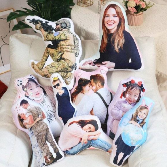 Personalized Photoreal Custom Cushion an Ideal Birthday or Christmas Gift