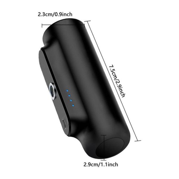 Small Power Bank 3000mah by Chargies the Mini Portable Charger 3-In-1 Magnetic Plug
