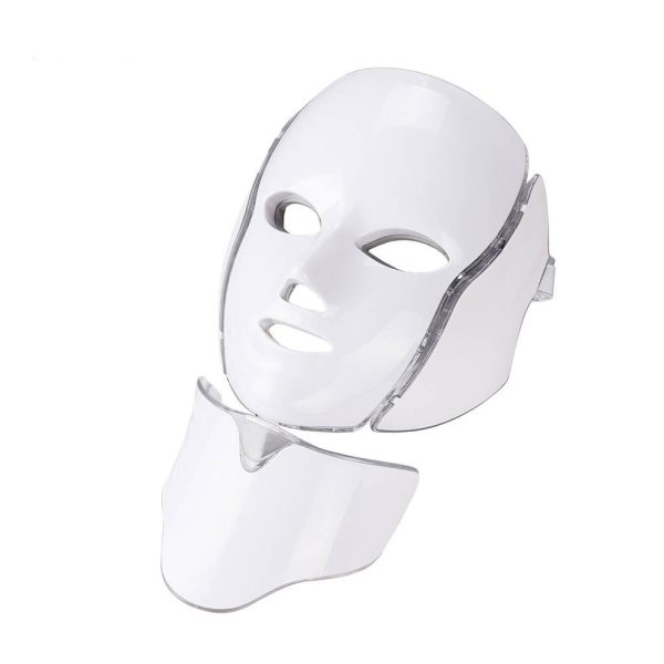 7 Colors LED Face and Neck Mask – Light Therapy Mask Skin Rejuvenation