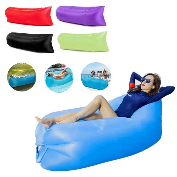 Air Lounger Inflatable Beach Chair – Air Bed Beach Camping Chair