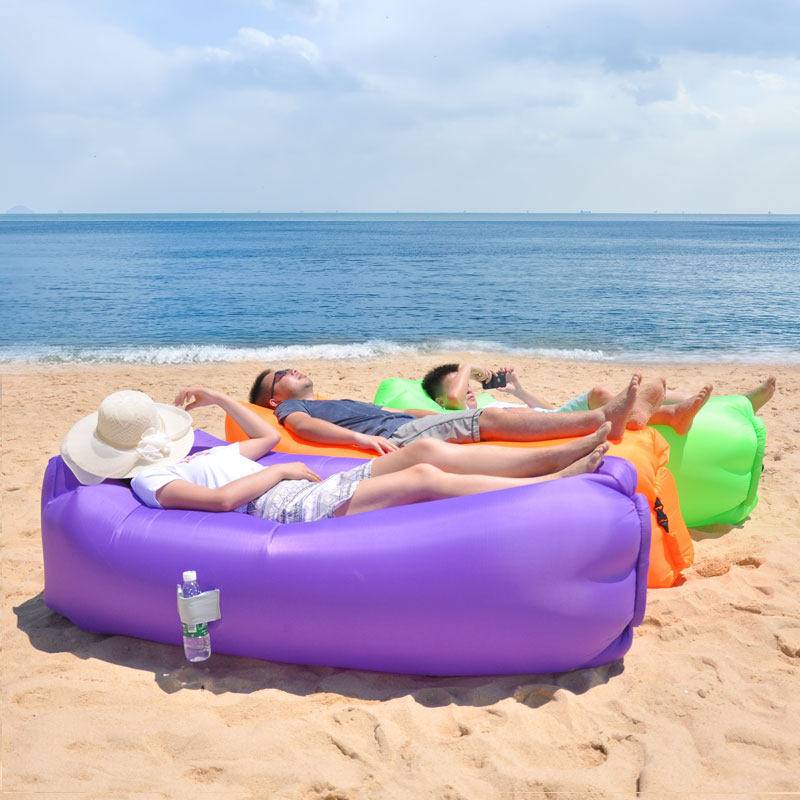 Air Lounger Inflatable Beach Chair - Air Bed Beach Camping Chair