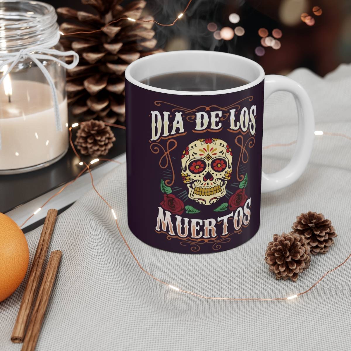 Day Of The Dead Coffee Mug - Dia De Los Muertos Coffee Mug