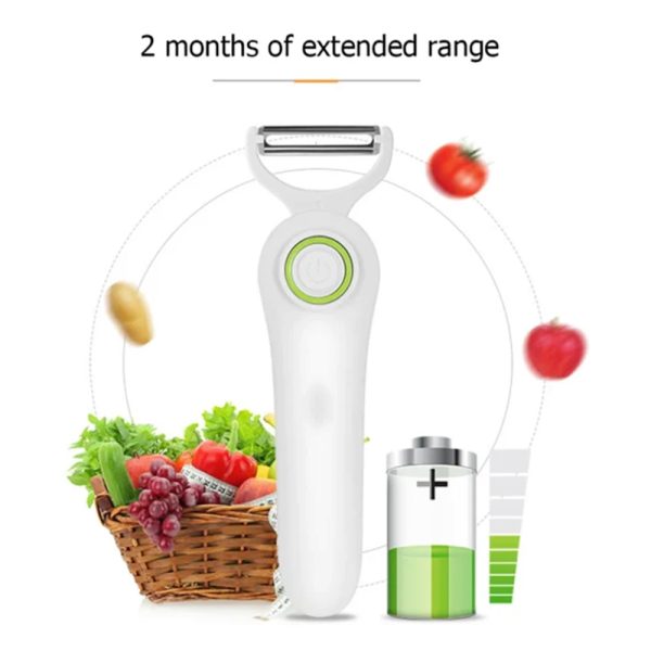 Electric Peeler –  Vegetable Peeler- USB Rechargeable Fruit Peeler