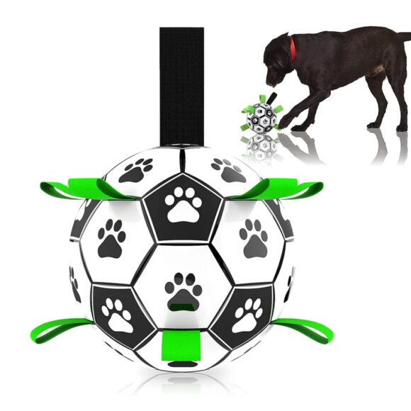 Dog Football With Tags – Toys Interactive Pet Ball With A Difference – Dog Toys Accessories