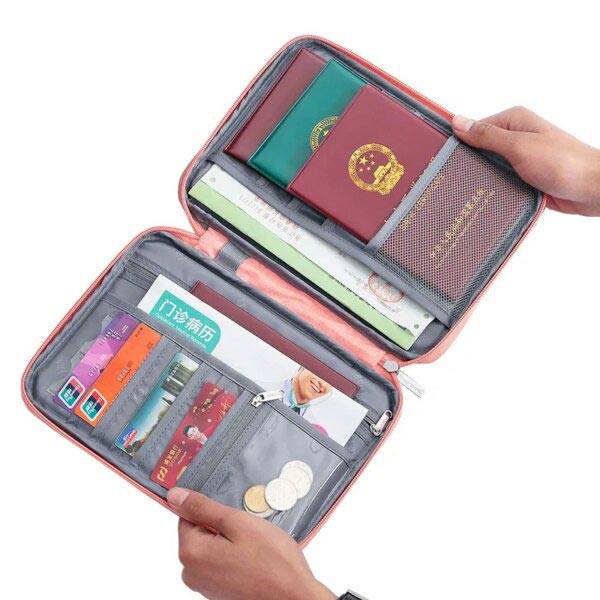 Family Travel Organizer Wallet - Passport Holder Travel Accessories