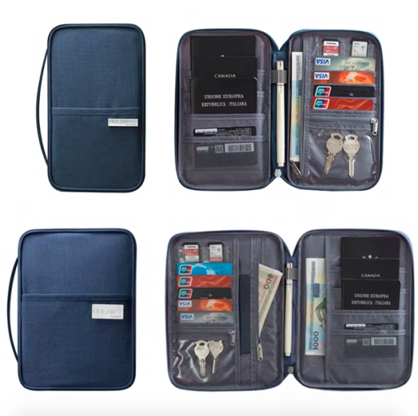 Family Travel Organizer Wallet – Passport Holder Travel Accessories