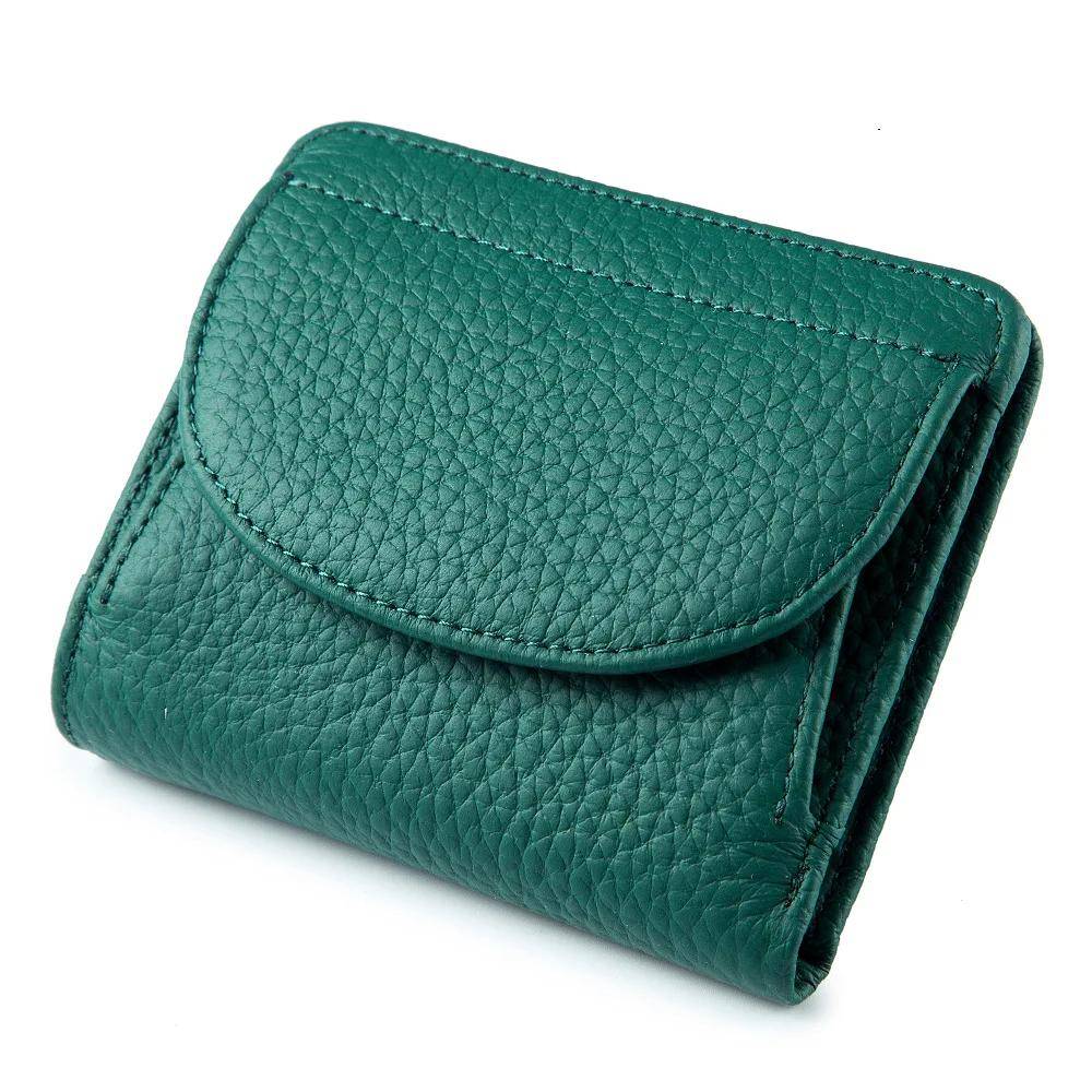 Womens Leather Wallet RFID Blocking Small Coin Purse Card Holder