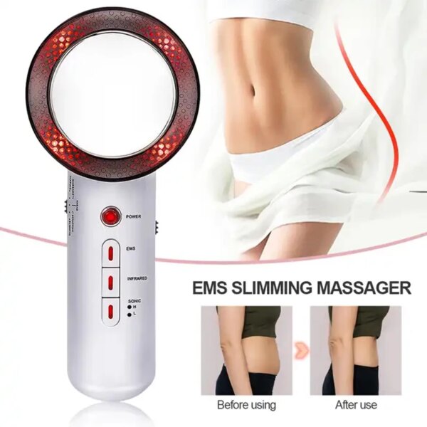 Ultrasound Cavitation EMS Face Body Slimming Massager Lipo Fat Burner Machine Galvanic Infrared Ultrasonic Weight Loss Machine