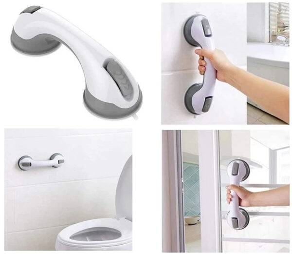 Shower Handle Bathroom – Bathroom Safety Handle – Suction Cup Fast Easy Install